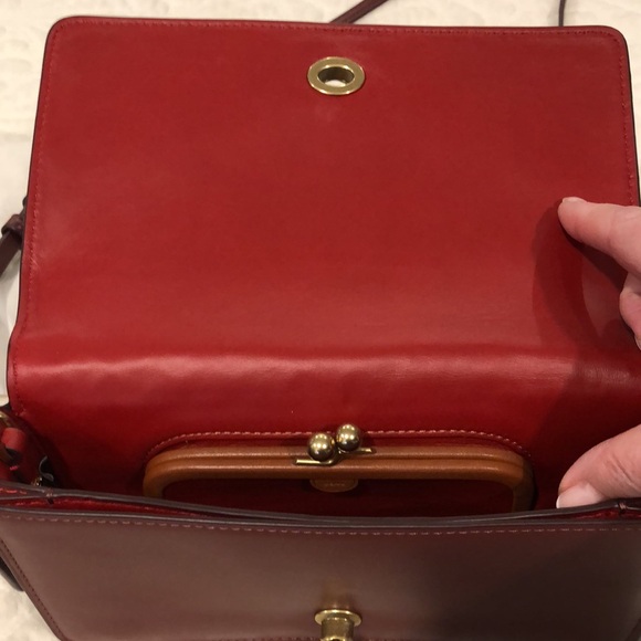 Coach 1941 Dinky Signature Embossed Leather Bag - Picture 4 of 11